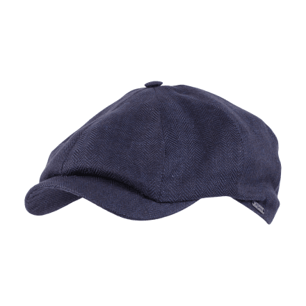 Sixpence / Flat cap - Wigéns Newsboy Classic Cap (navy)