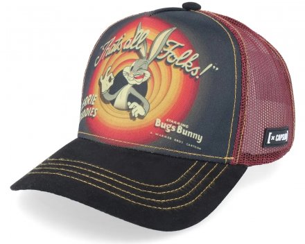 Hette - Capslab Looney Tunes Bugs Bunny (svart/rød)