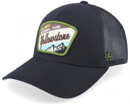 Cap- American Needle Yellowstone Valin (svart)