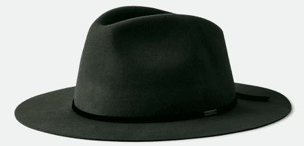 Hatter - Brixton Wesley Packable Fedora (svart)