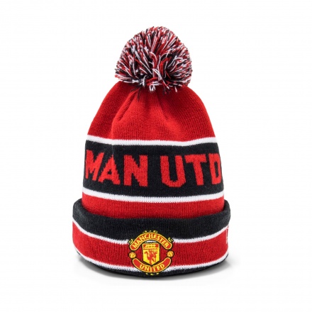 Beanies - New Era Manchester United Tassel Beanie (rød)
