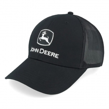 Caps - John Deere Current JD TM Embroidery Trucker (svart)
