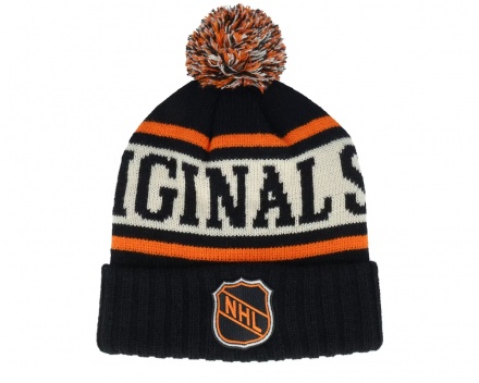 Beanies - American Needle NHL Pillow Line Knit (svart/hvit/oransje)