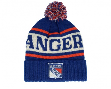 Beanies - American Needle New York Rangers Pillow Line Knit (blå/hvit/rød)