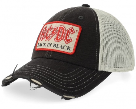Caps - American Needle ACDC Orville Trucker (hvit/svart)