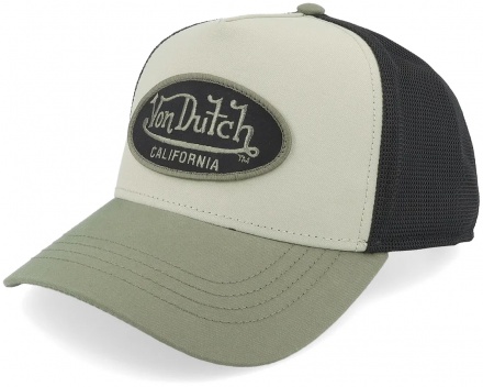 Caps - Von Dutch Embroidery Trucker (svart/hvit/grønn)