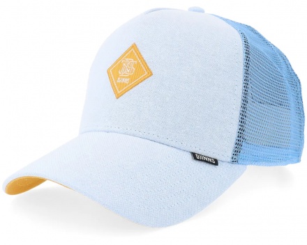 Caps - Djinns HFT OxfordContra Trucker (lyseblått/gul)