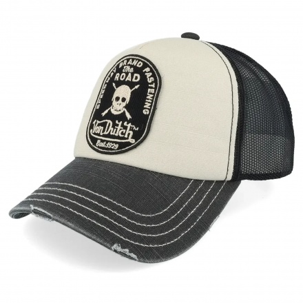 Caps - Von Dutch Speedway Brand Fastening Trucker (offwhite/svart)