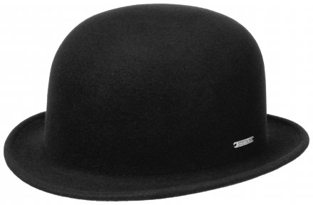 Hatter - Stetson Classic Unisex Bowler Wool Hat (sort)