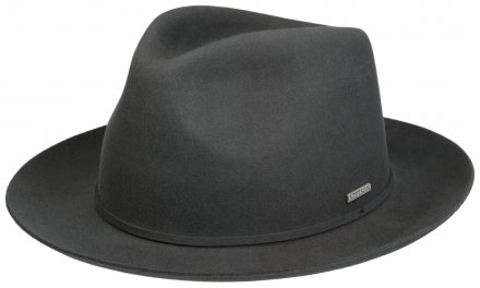 Hatter - Stetson Fedora Softfelt (grå)
