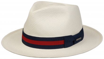 Hatter - Stetson Manta Fedora Panama (hvit)