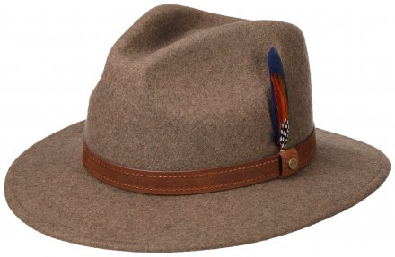 Hatter - Stetson Rincova Traveller Woolfelt Mix (lysebrun)