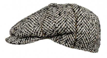 Sixpence / Flat cap - Gårda Venice Wool Newsboy Cap (beige/multi)