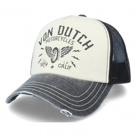Caps - Von Dutch Crew 2 Trucker (hvit/svart)