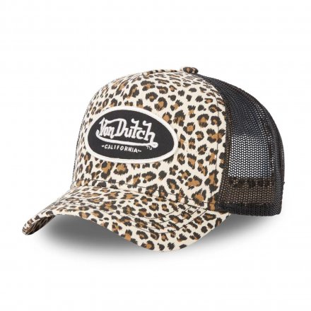 Caps - Von Dutch Oval Patch Trucker (leopard)