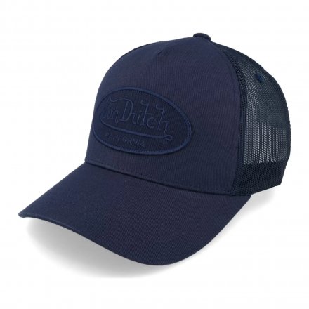 Caps - Von Dutch Oval Patch Trucker (marineblå)
