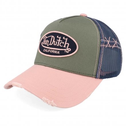 Caps - Von Dutch Oval Patch Trucker (rosa/multi)