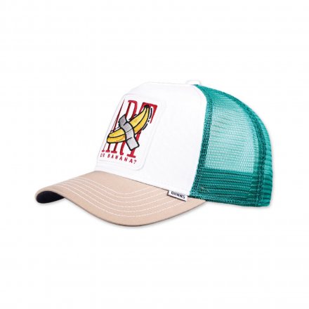 Caps - Djinns HFT Food Banana Trucker (hvit/turkis)