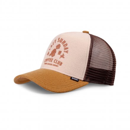 Caps - Djinns HFT Lazy Barista Trucker (beige/brun)