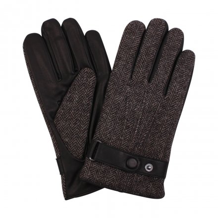 Hansker - Amanda Christensen Tweed Leather Gloves (Sort)