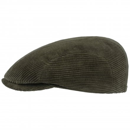 Sixpence / Flat cap - Stetson Kent Cord (grønn)