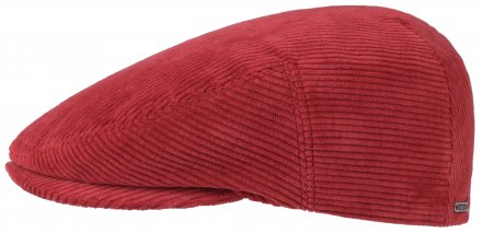 Sixpence / Flat cap - Stetson Kent Cord (rød)