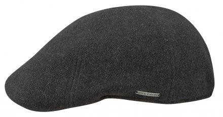 Sixpence / Flat cap - Stetson Texas Wool/Cashmere (grå)