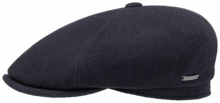 Sixpence / Flat cap - Stetson Gaines Wool/Cashmere (blå)