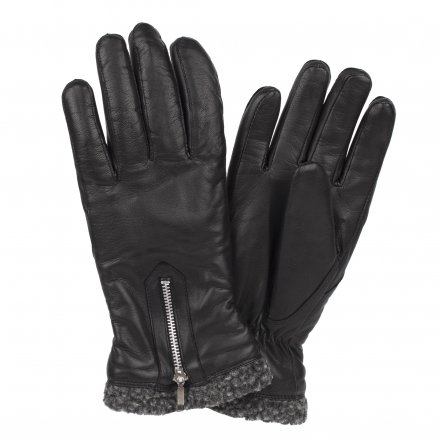 Hansker - HK Women's Goat Leather Winter Zip Glove (Sort)