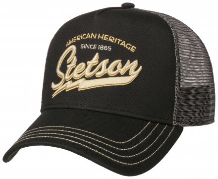 Caps - Stetson Trucker Cap American Heritage Classic (Sort)