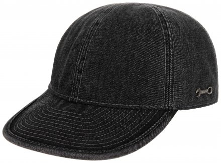Caps - Stetson Engineer Cap Denim Garage Theme (svart)