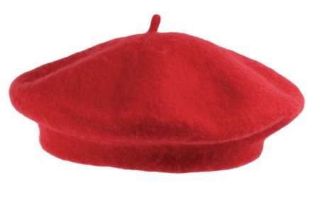 Alpelue - Wool Fashion Beret (rød)