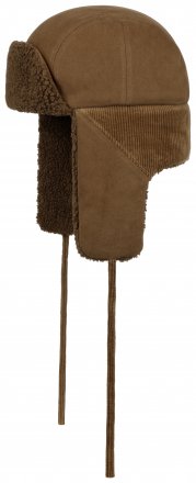 Beanies - Stetson Cotton Aviator Hat (brun)