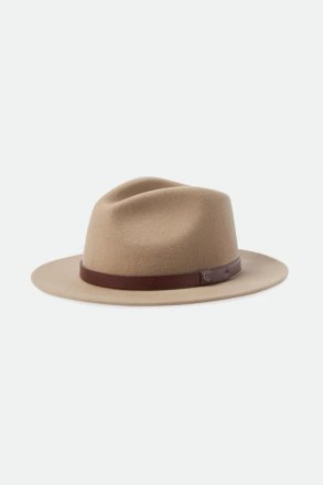 Hatter - Brixton Messer Fedora Wool (sand)