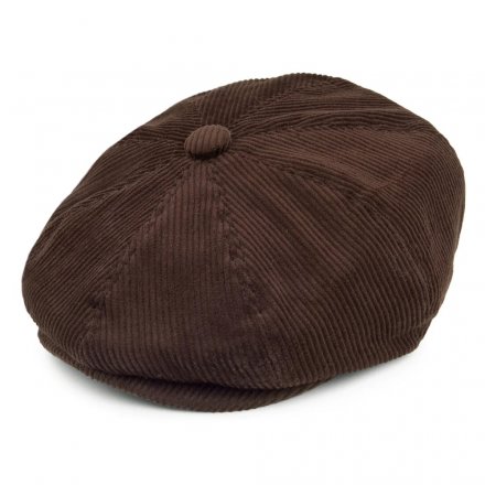 Sixpence / Flat cap - Jaxon Hats Corduroy Newsboy Cap (brun)