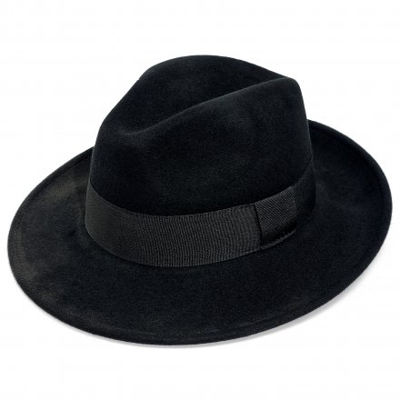 Hatter - Gårda Volterra Fedora Wool Hat (svart)