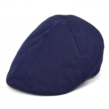 Sixpence / Flat cap - Gårda Vico Cotton Flat Cap (marineblå)
