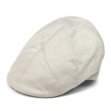 Sixpence / Flat cap - Gårda Tallone Linen Flat Cap (hvit)