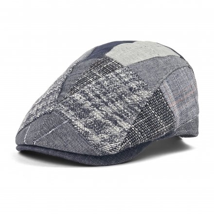 Sixpence / Flat cap - Gårda Zannone Linen Mix Flat Cap (blå)