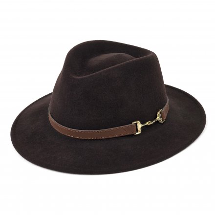 Hatter - Gårda Braga Wool felt Fedora (brun)