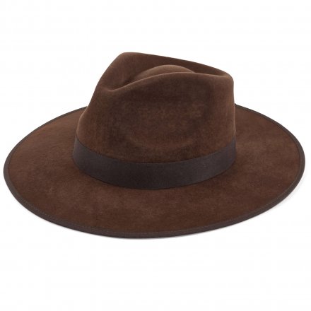 Hatter - Gårda Mapleton Wide brimmed Fedora (brun)