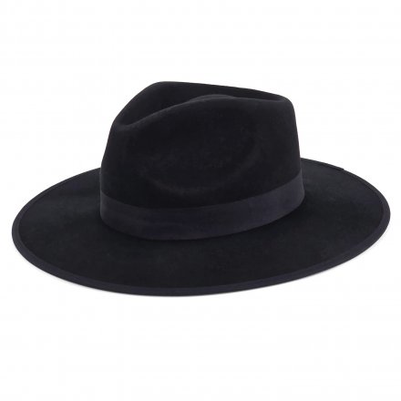 Hatter - Gårda Mapleton Wide brimmed Fedora (svart)