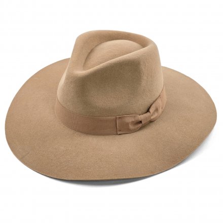 Hatter - Gårda Marcola Wide brimmed Fedora (beige)