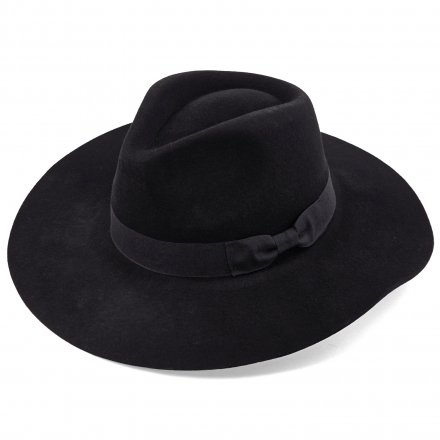 Hatter - Gårda Marcola Wide brimmed Fedora (svart)