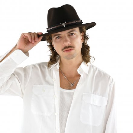 Hatter - Gårda Santaquin Crushable Wool felt Western hat (brun)