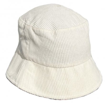Hatter - Gårda Corduroy Bucket (hvit)