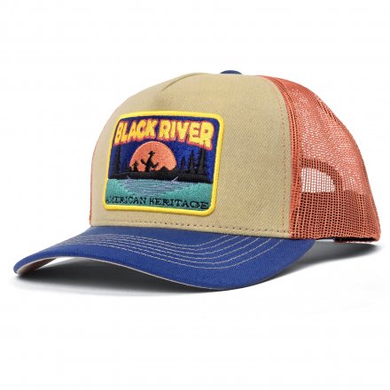 Caps - Black River Kayak Trucker (beige/oransje/blå)