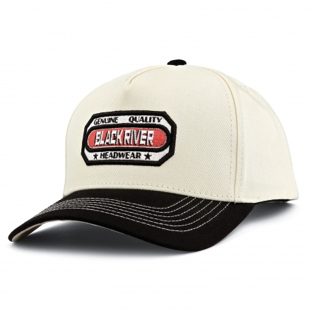 Caps - Black River Richmond Cotton Snapback (offwhite/svart)