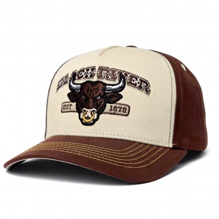 Caps - Black River Cow Trucker (krem/brun)