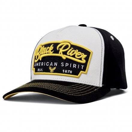 Caps - Black River Black Yellow Trucker (svart/hvit/gul)